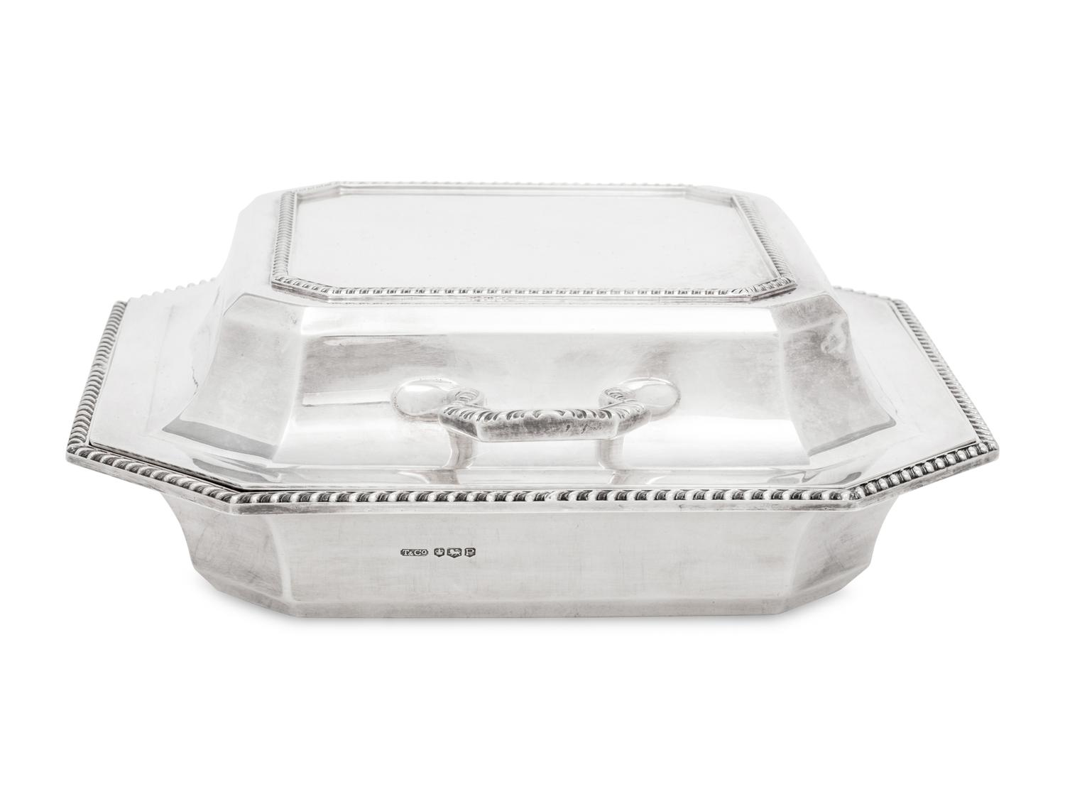 A Tiffany and Co. English Silver Covered Entree Dish