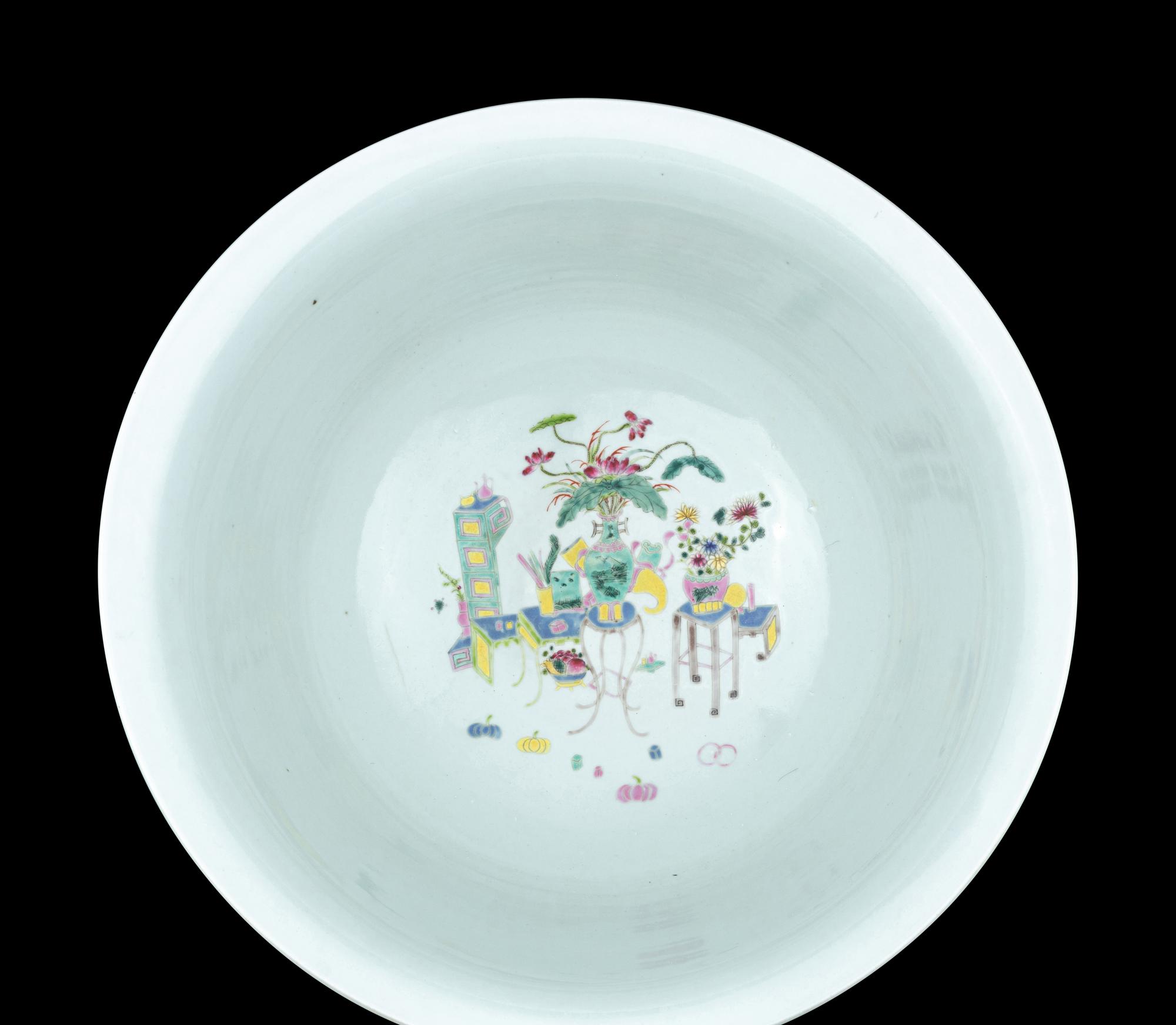 Two Famille Rose Porcelain Vessels