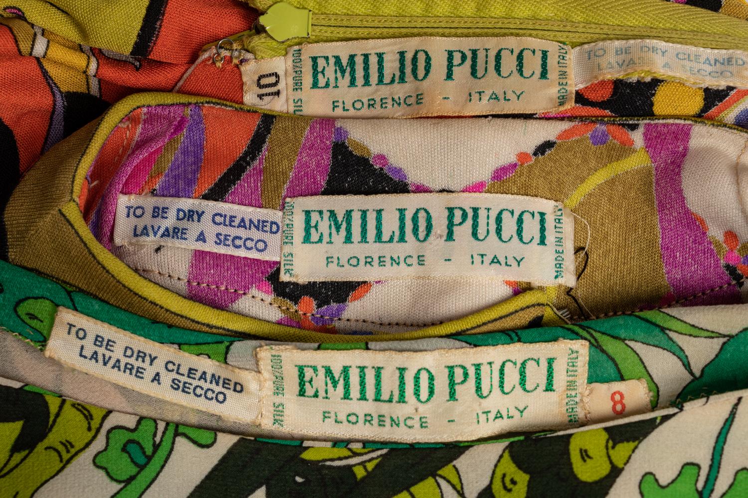 Three Emilio Pucci Dresses, 1960s