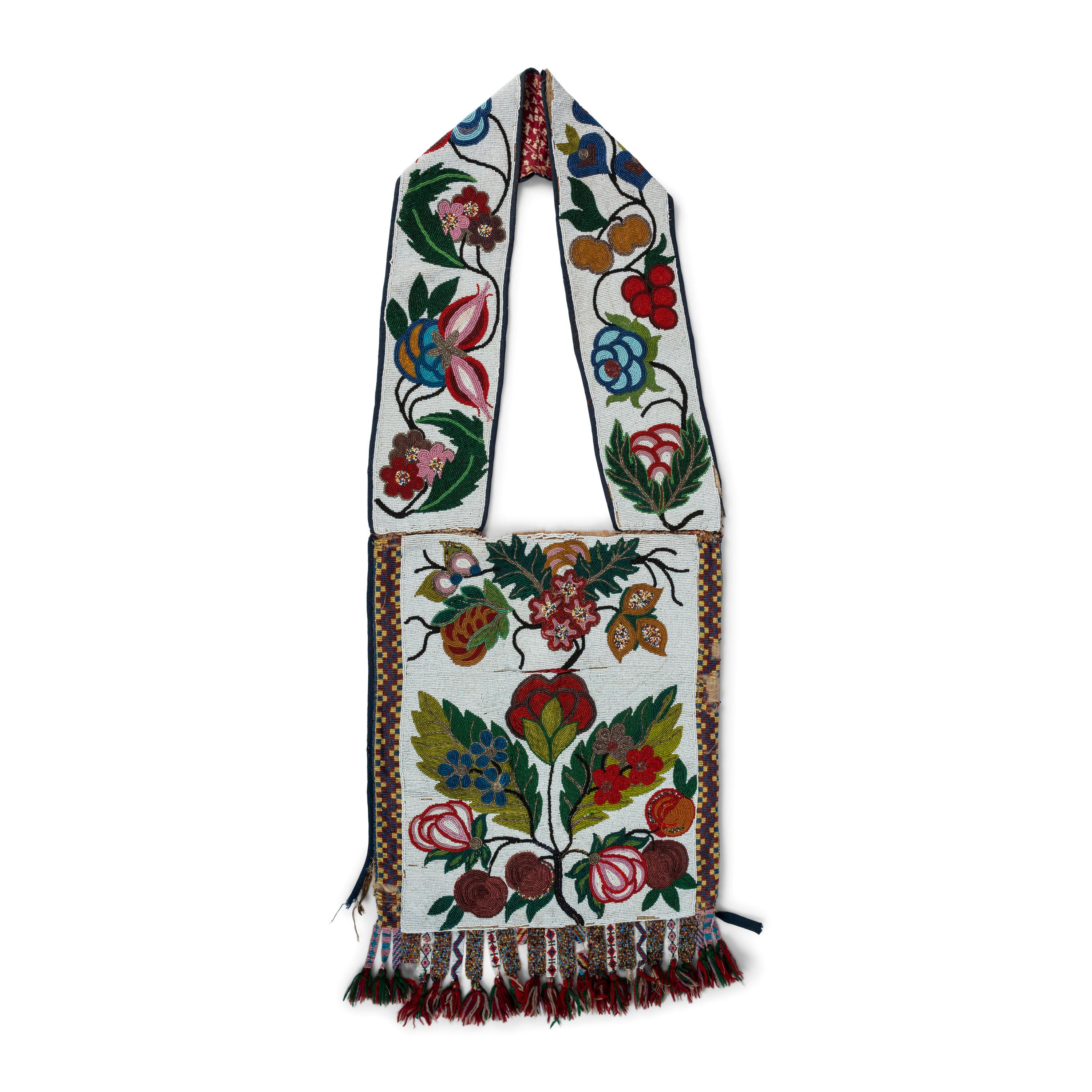 Anishinaabe Beaded Bandolier Bag
