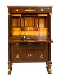 An Empire Style Secrétaire à Abattant with Marble Top by Ipolito Ceri