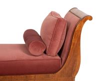 A Louis Philippe Figured Walnut Daybed