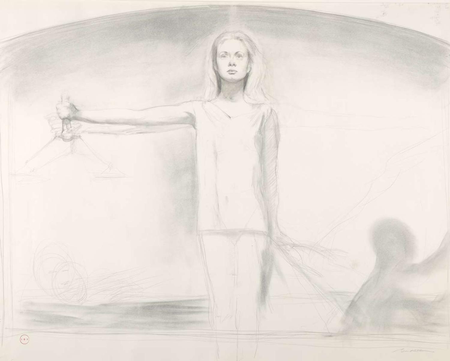 Bo Bartlett (American, b. 1955) - Maquette for Justice Mural