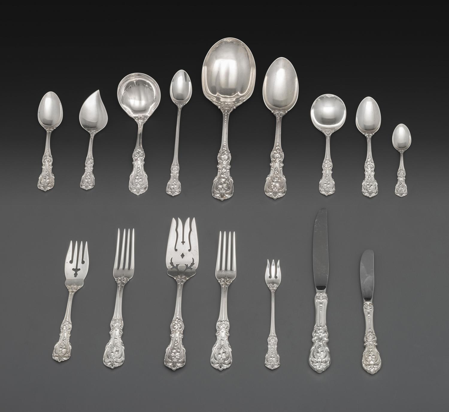 An American Silver Flatware Service