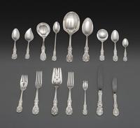 An American Silver Flatware Service