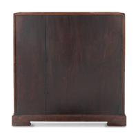 An Anglo-Indian Padouk Slant-Front Bureau