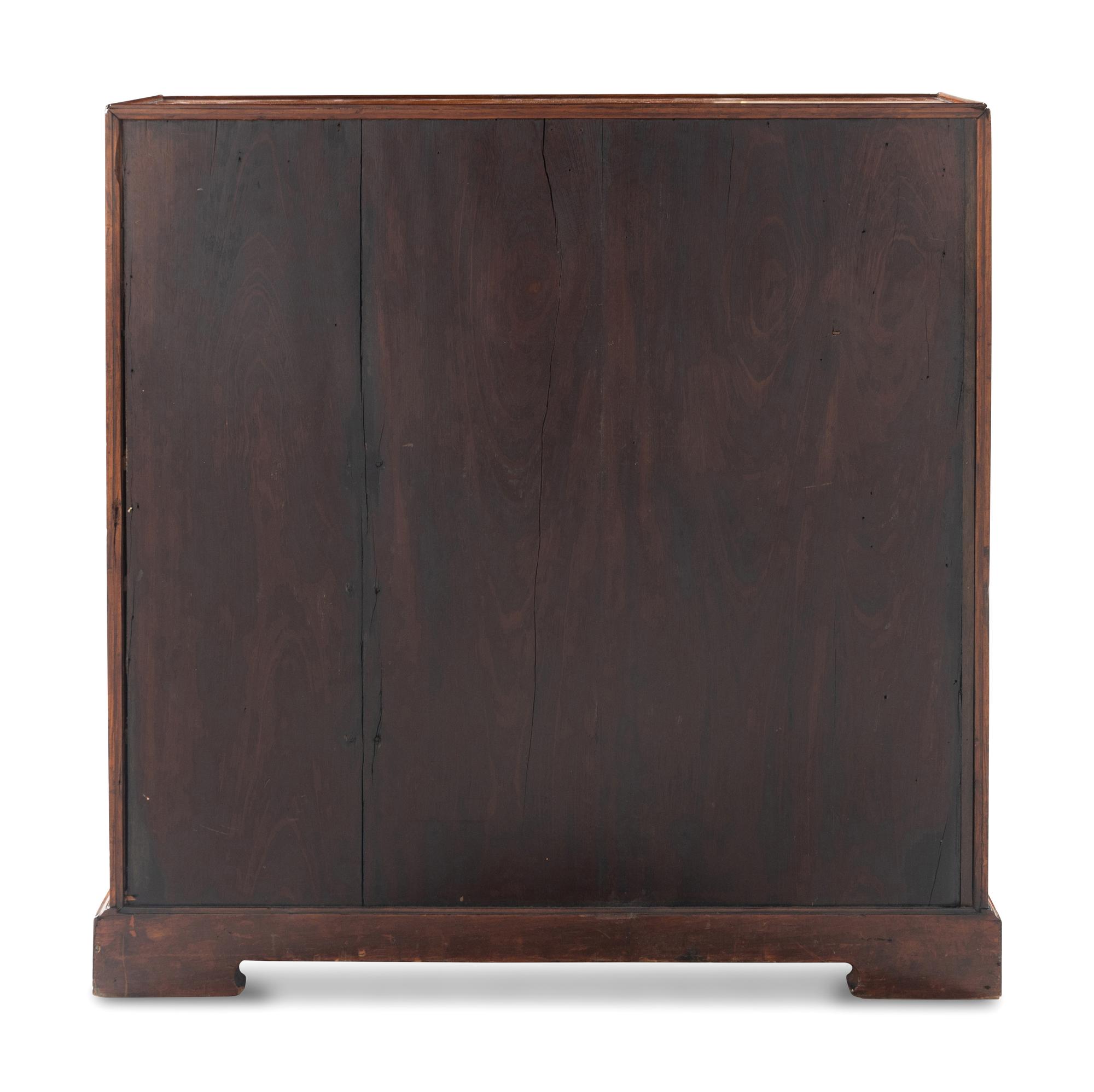 An Anglo-Indian Padouk Slant-Front Bureau