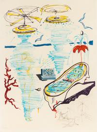 Salvador Dali, (Spanish, 1904-1989), Imaginations and Objects of the Future, 1975 (portfolio of 11)
