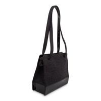 Chanel, Wool Jersey & Patent Leather Handbag