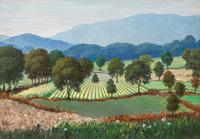 Rudolf Carl Mueller, (German/American, 1867-1967), Cromwell Manor, Hudson Valley