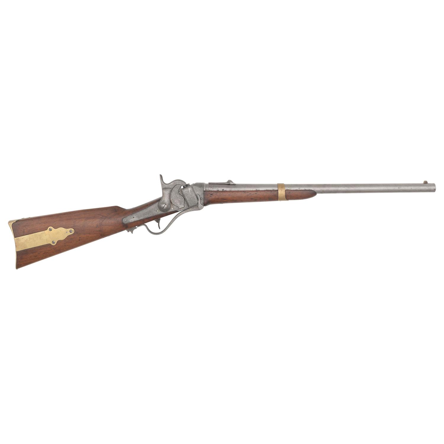 Rare Martially Marked Sharps Model 1855 Saddle Ring Carbine