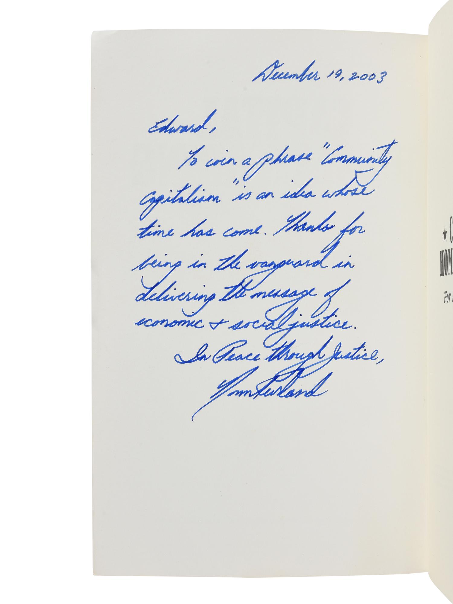 [PERKINS, Edward Joseph (1928-2020)]. [POLITICS]. A group of 18 works in 19 volumes related to politics, most signed or inscribed to Perkins, including:
