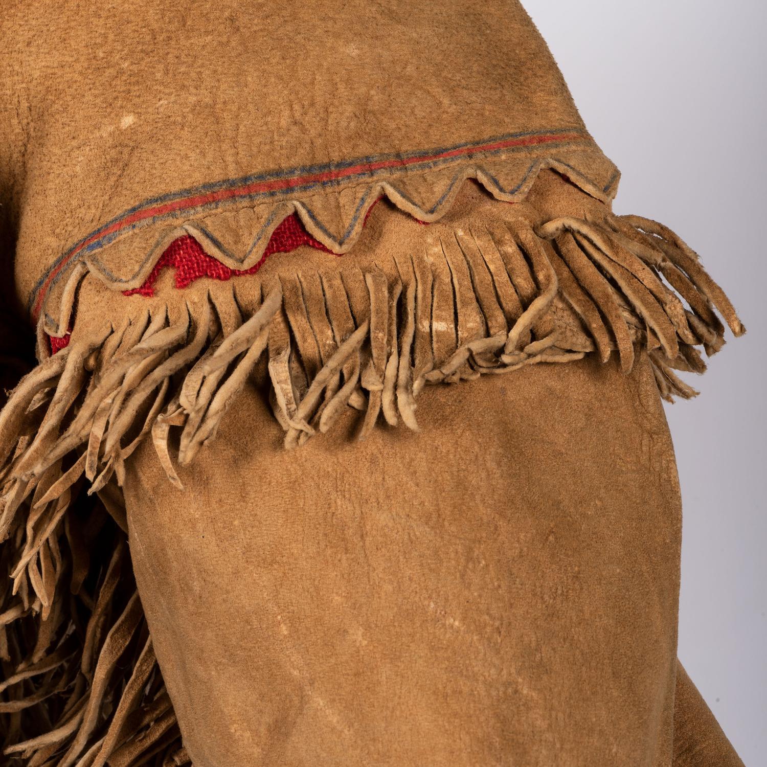 Apache Painted Hide Shirt
