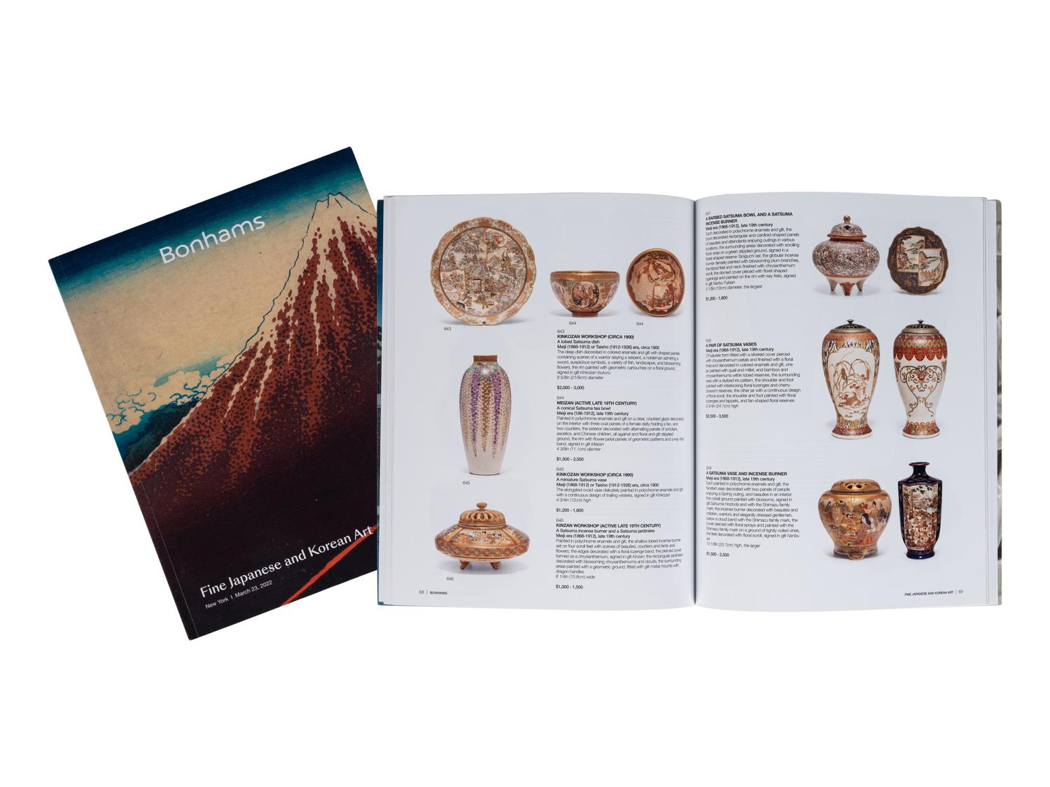 [AUCTION CATALOGUES] A group of auction catalogues about Asian Art, comprising: