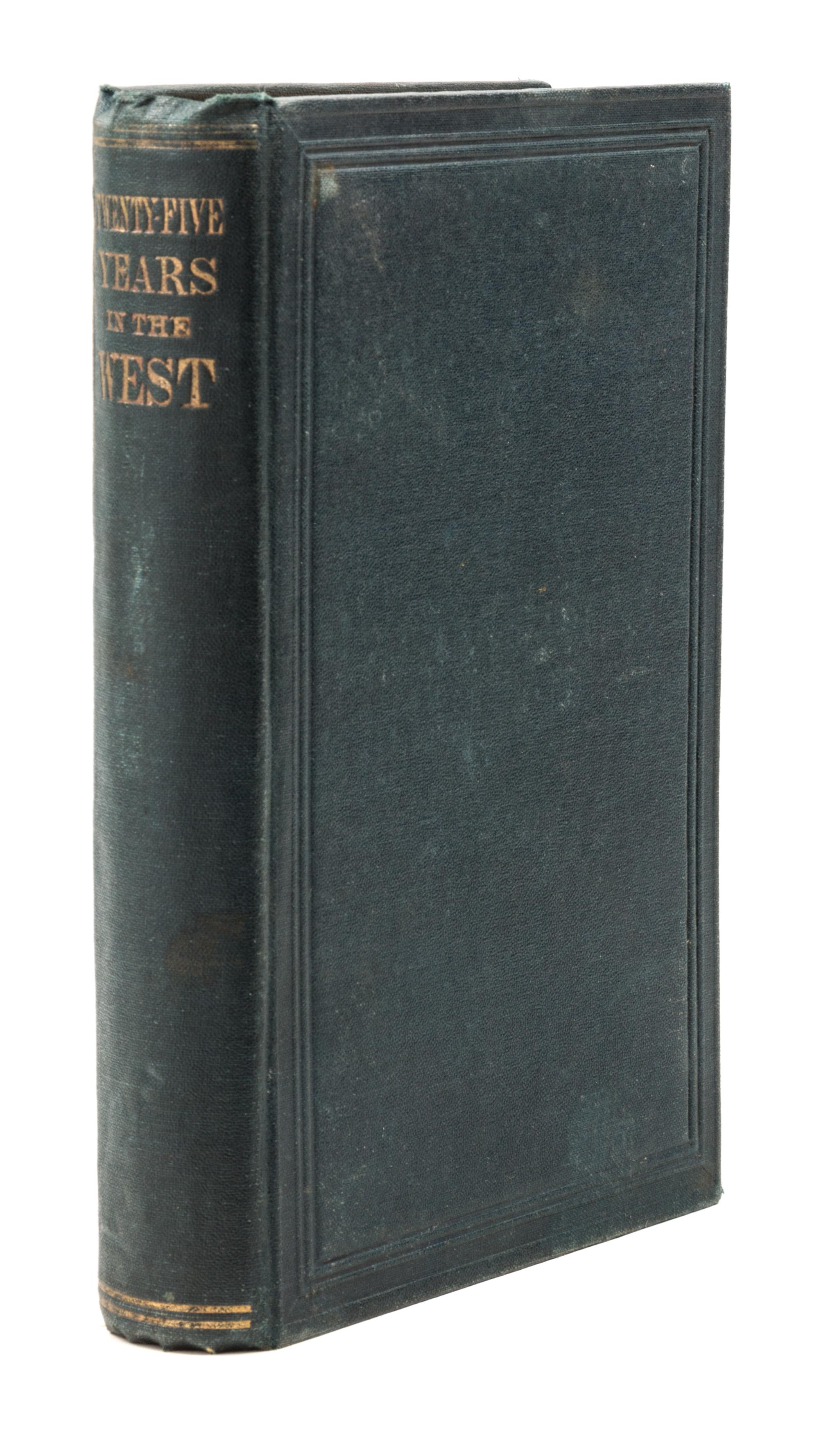 MANFORD, ERASMUS, Twenty-Five Years in the West. Chicago, 1867.