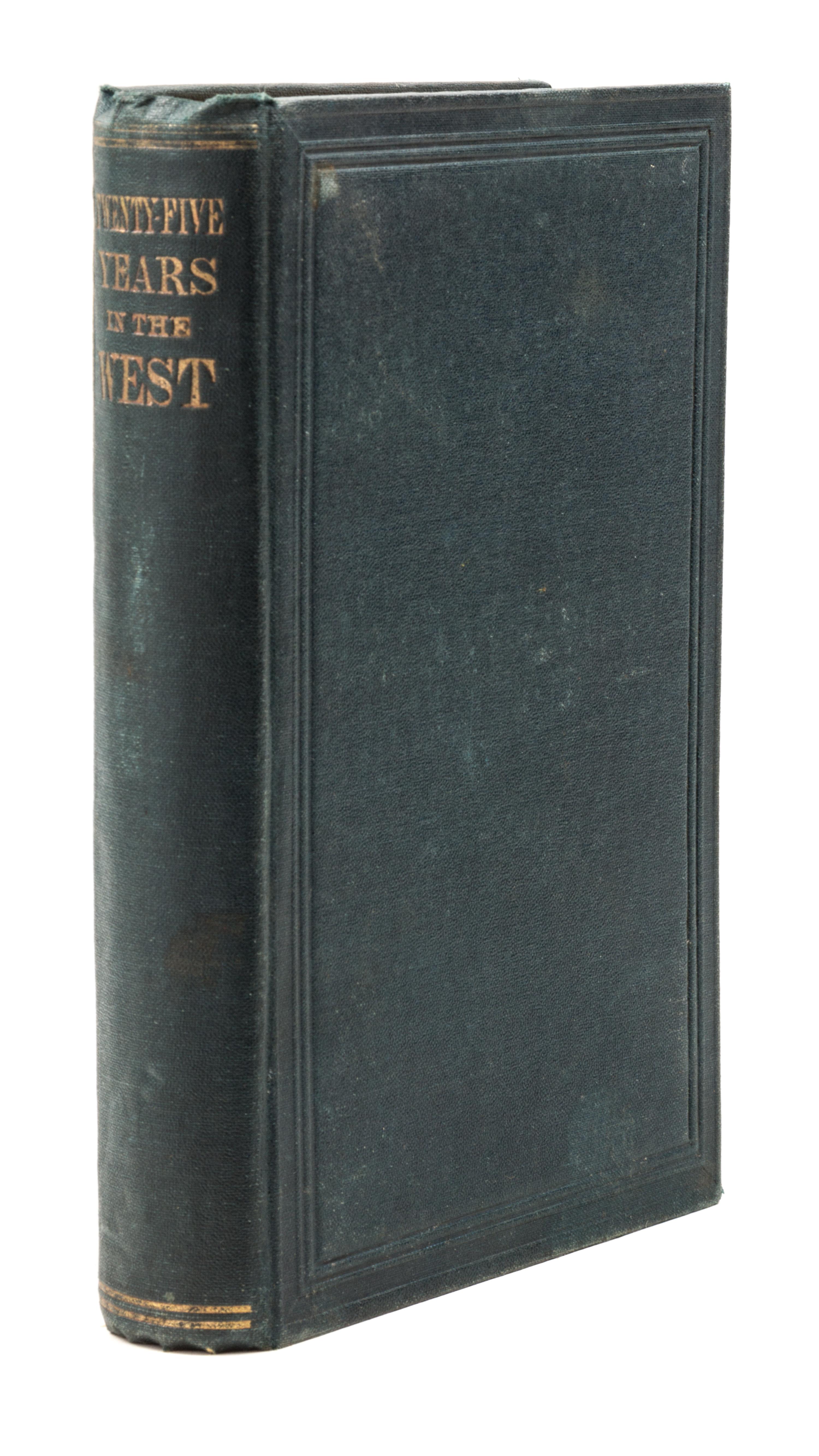 MANFORD, ERASMUS, Twenty-Five Years in the West. Chicago, 1867.