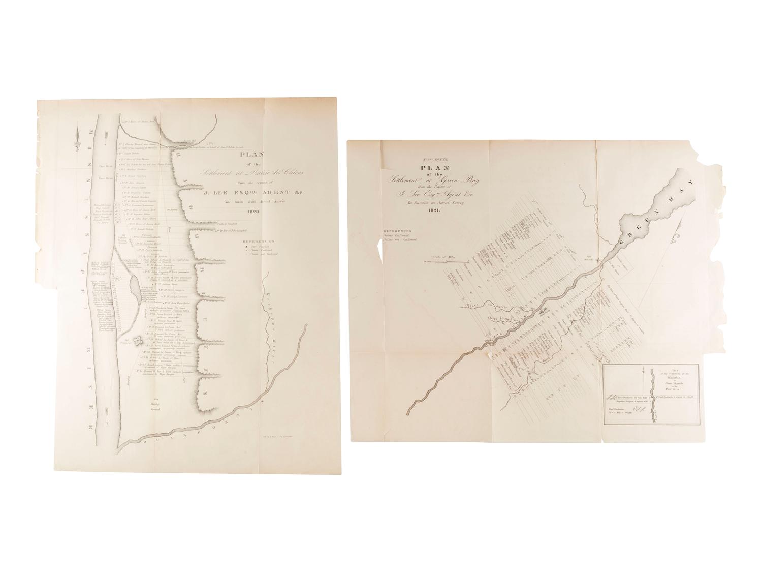 [MAPS & ATLASES]. A large group of 19th century maps, comprising: