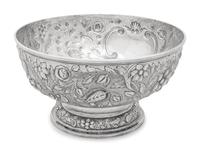 An English Silver Centerpiece Bowl