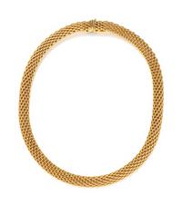 TIFFANY & CO., YELLOW GOLD NECKLACE