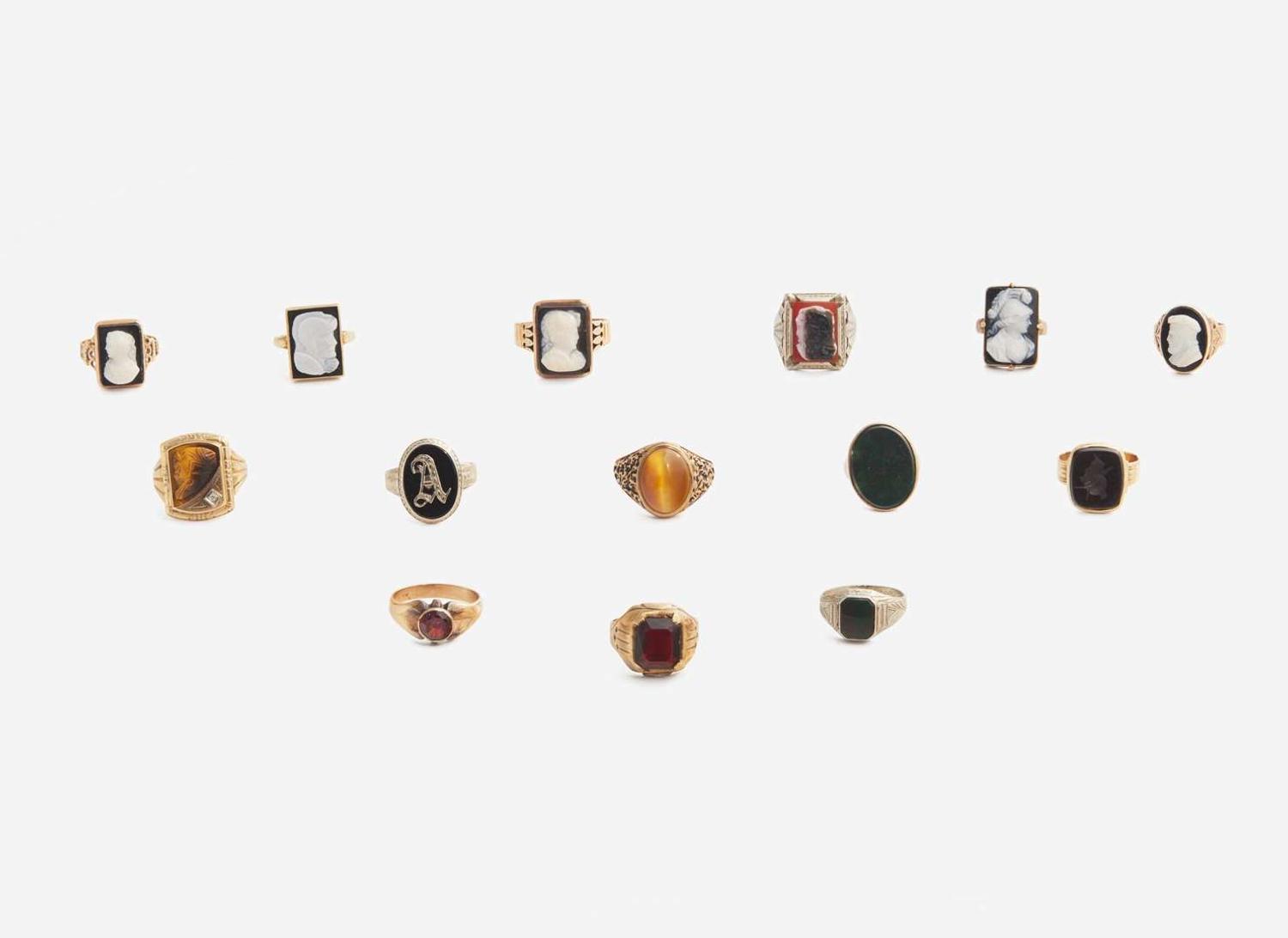 A Collection of Men's Rings