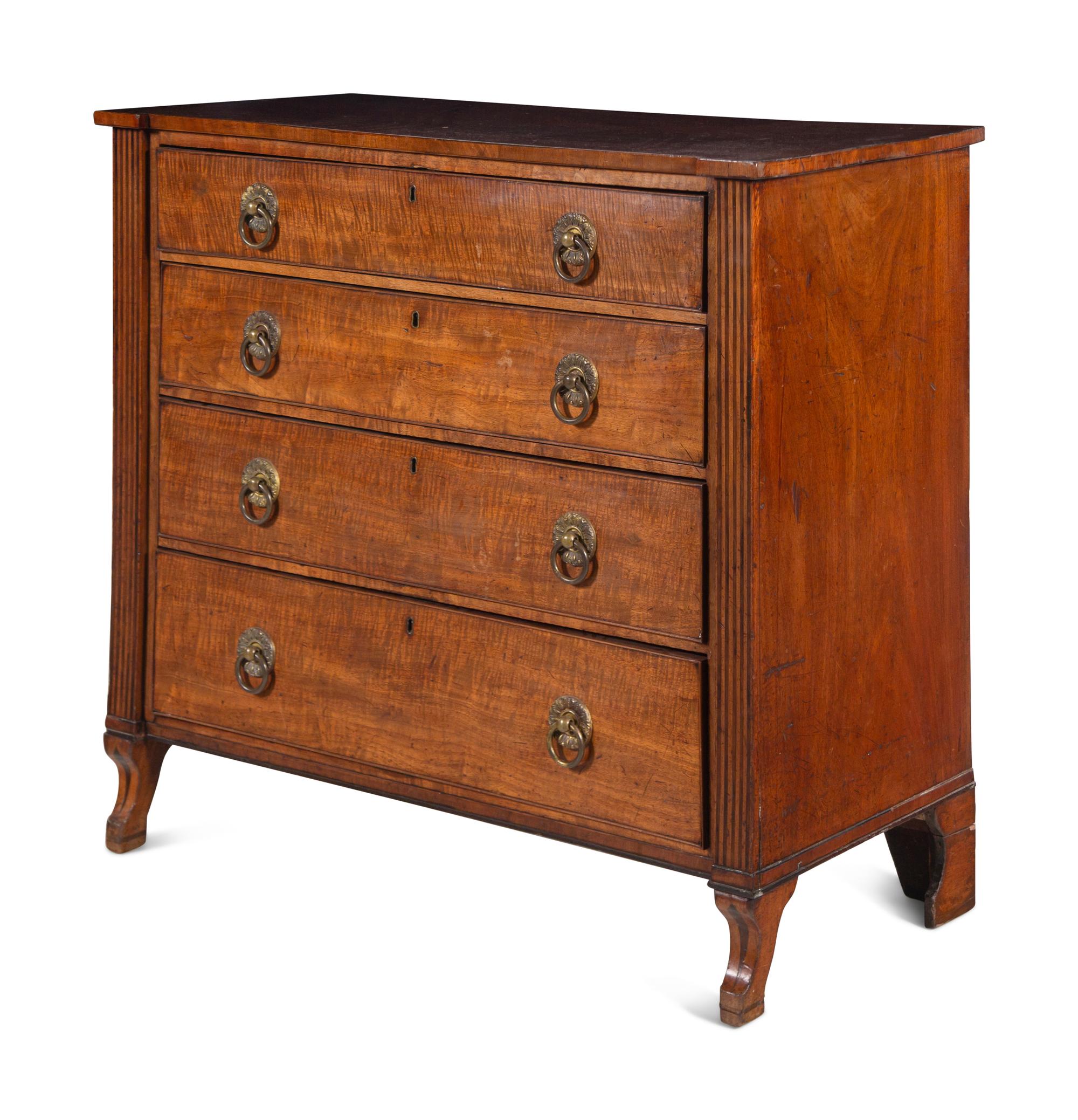 A Late Regency Mahogany Chest of Drawers