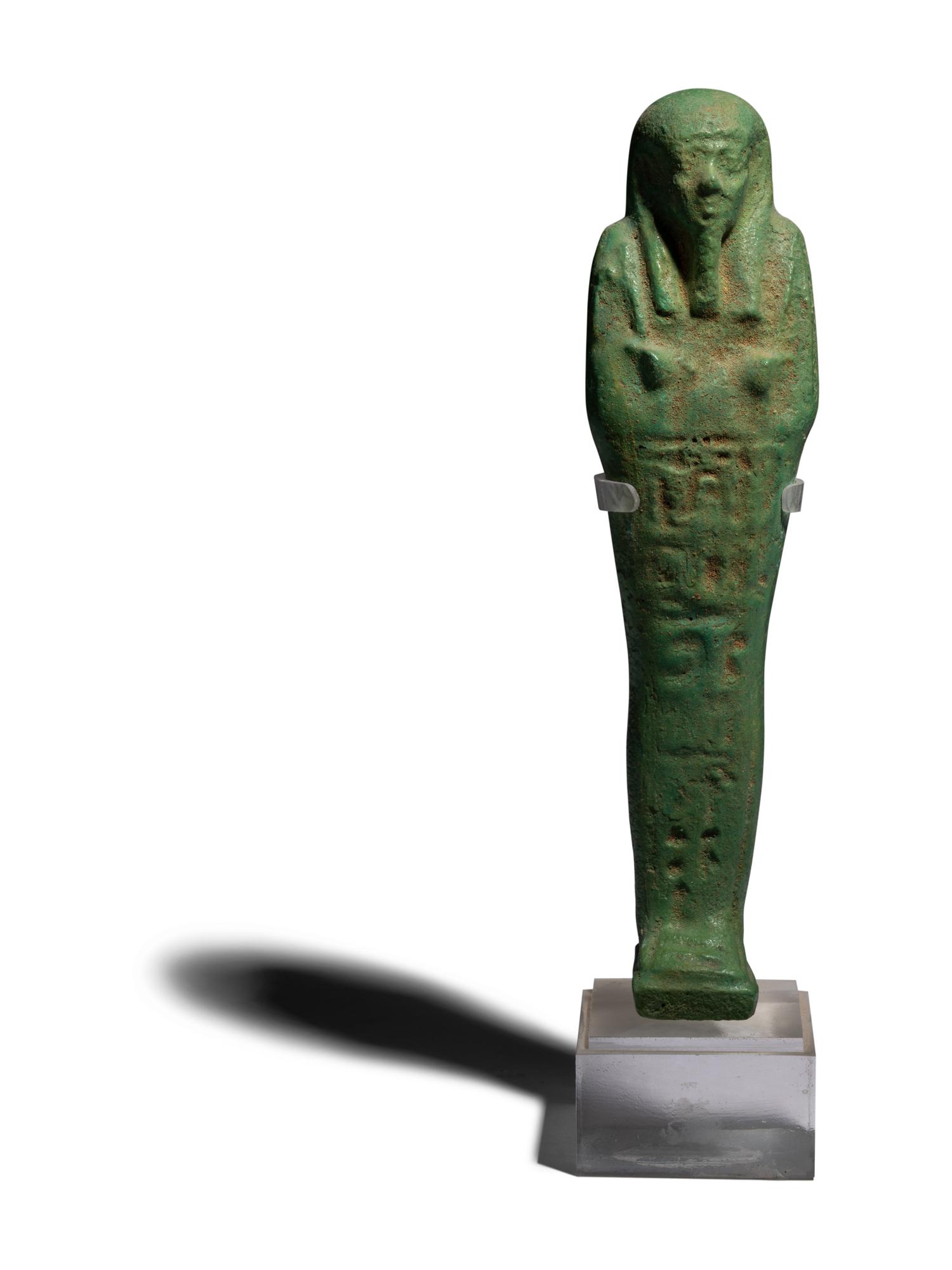 An Egyptian Faience Ushabti