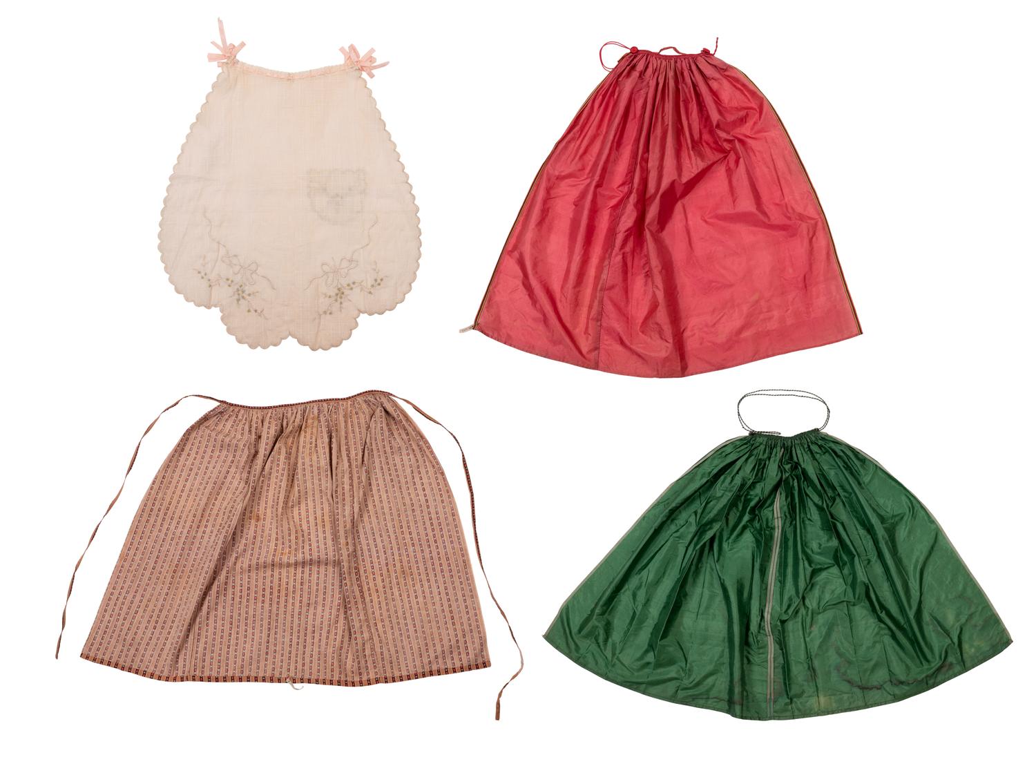 Collection of Six Aprons: 1840-1900