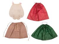Collection of Six Aprons: 1840-1900