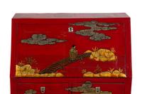 A Chinoiserie-Decorated Slant-Front Desk