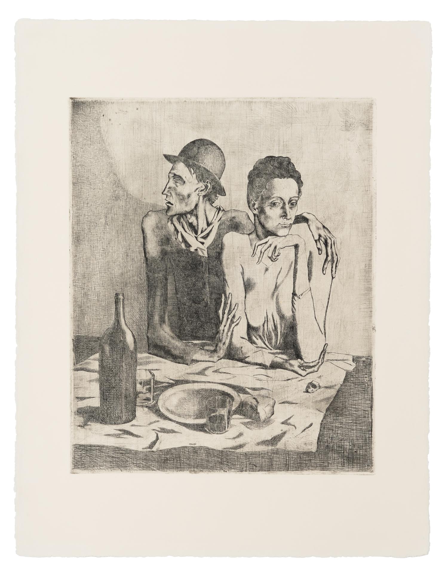 Pablo Picasso (Spanish, 1881–1973) — Le Repas Frugal, 1904