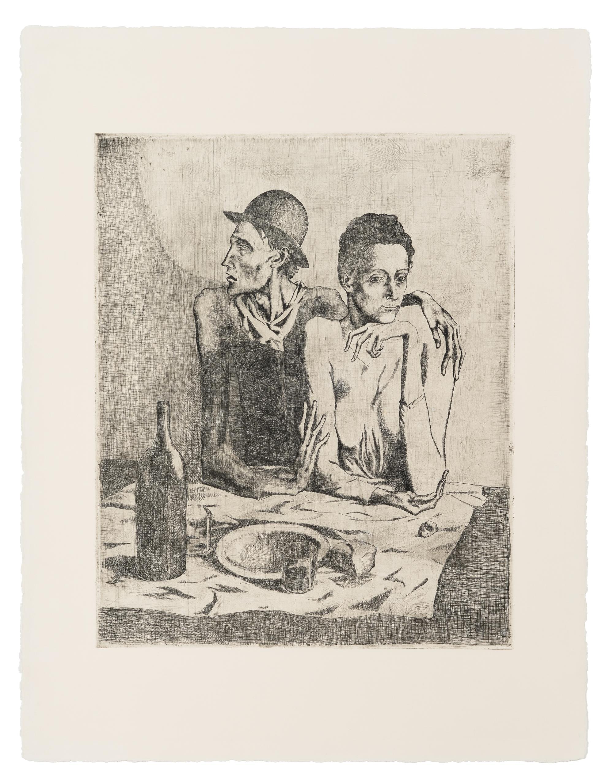 Pablo Picasso (Spanish, 1881–1973) — Le Repas Frugal, 1904