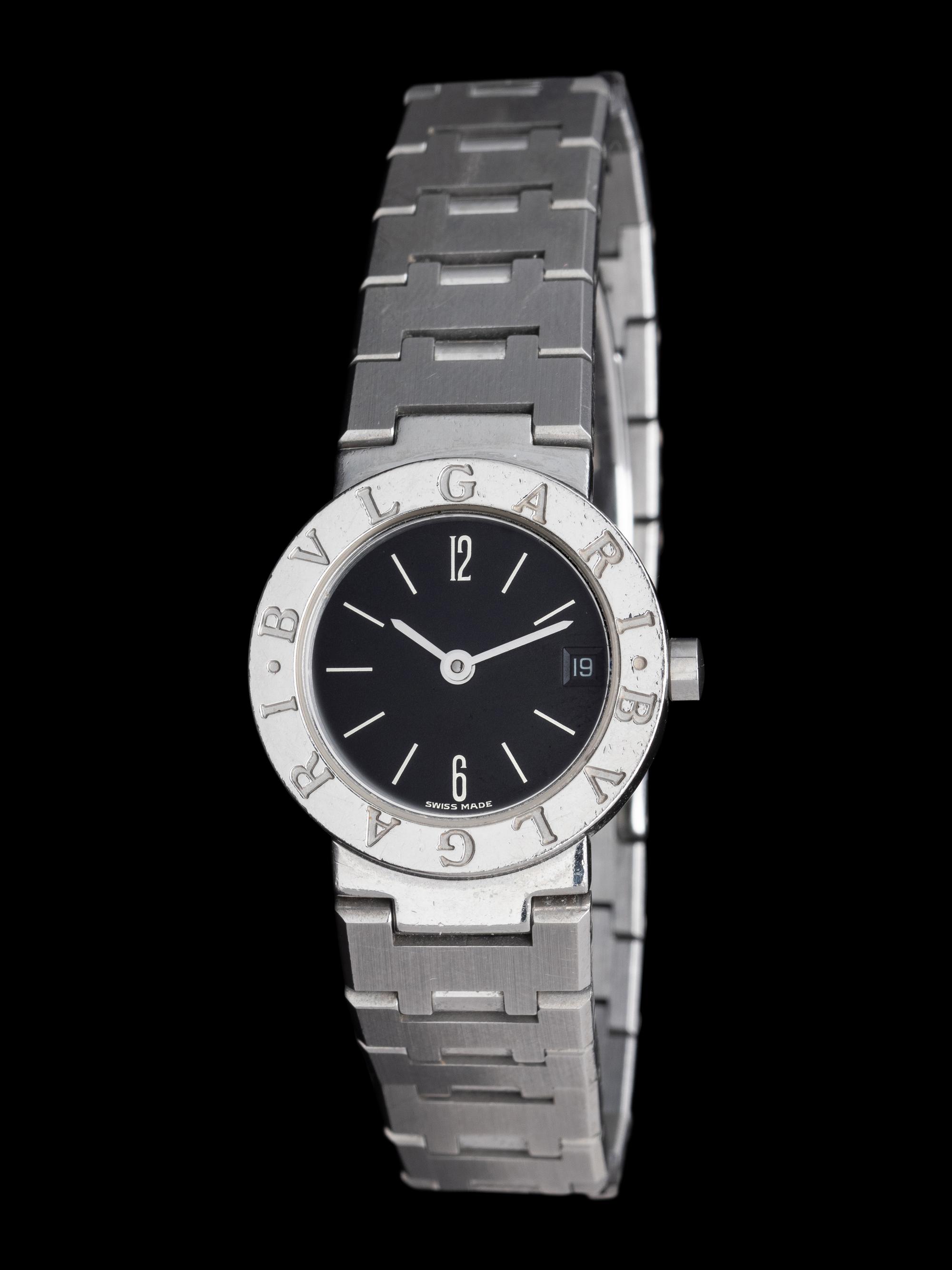 BULGARI, STAINLESS STEEL 'BULGARI-BULGARI' WATCH