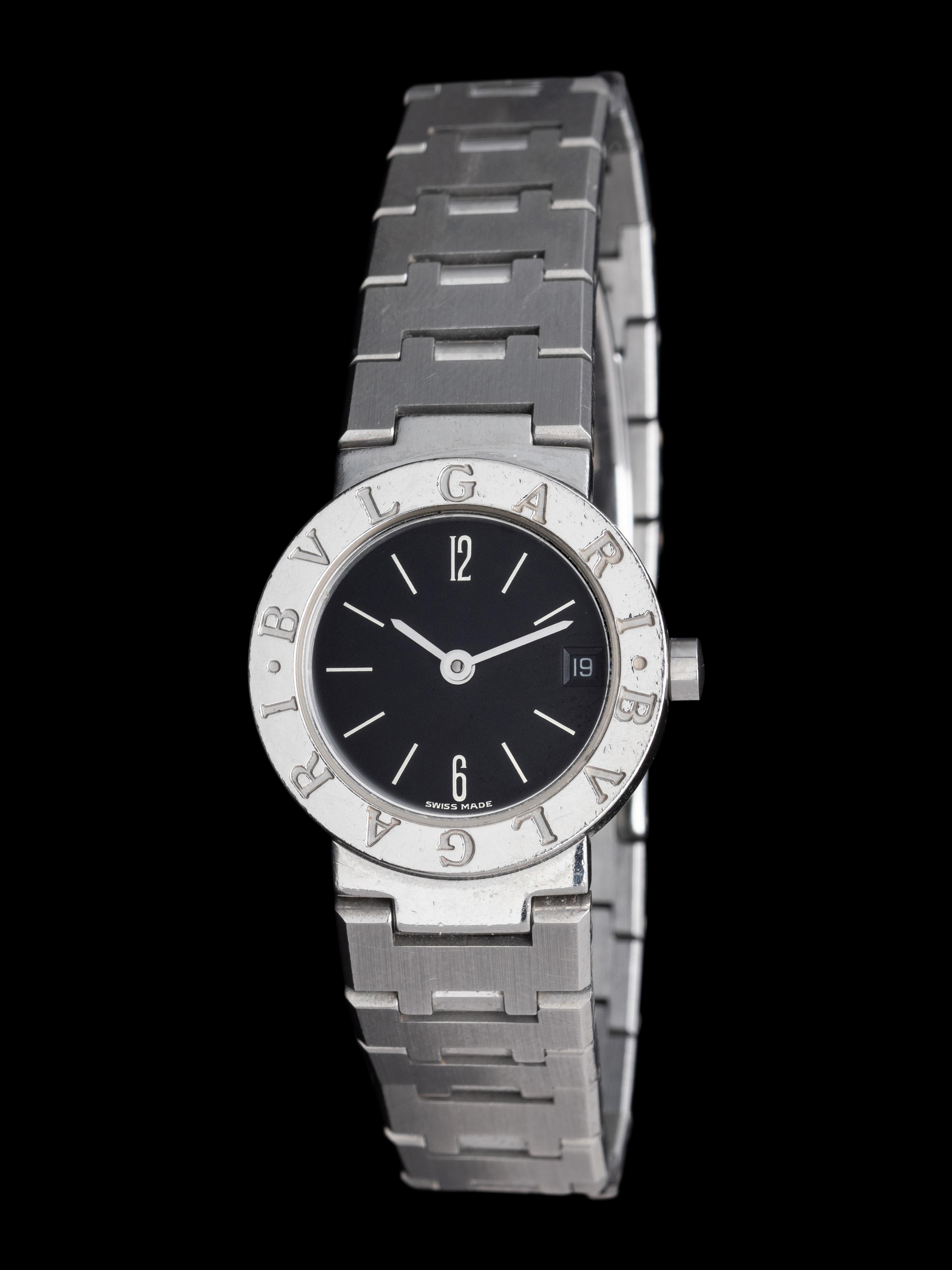 BULGARI, STAINLESS STEEL 'BULGARI-BULGARI' WATCH