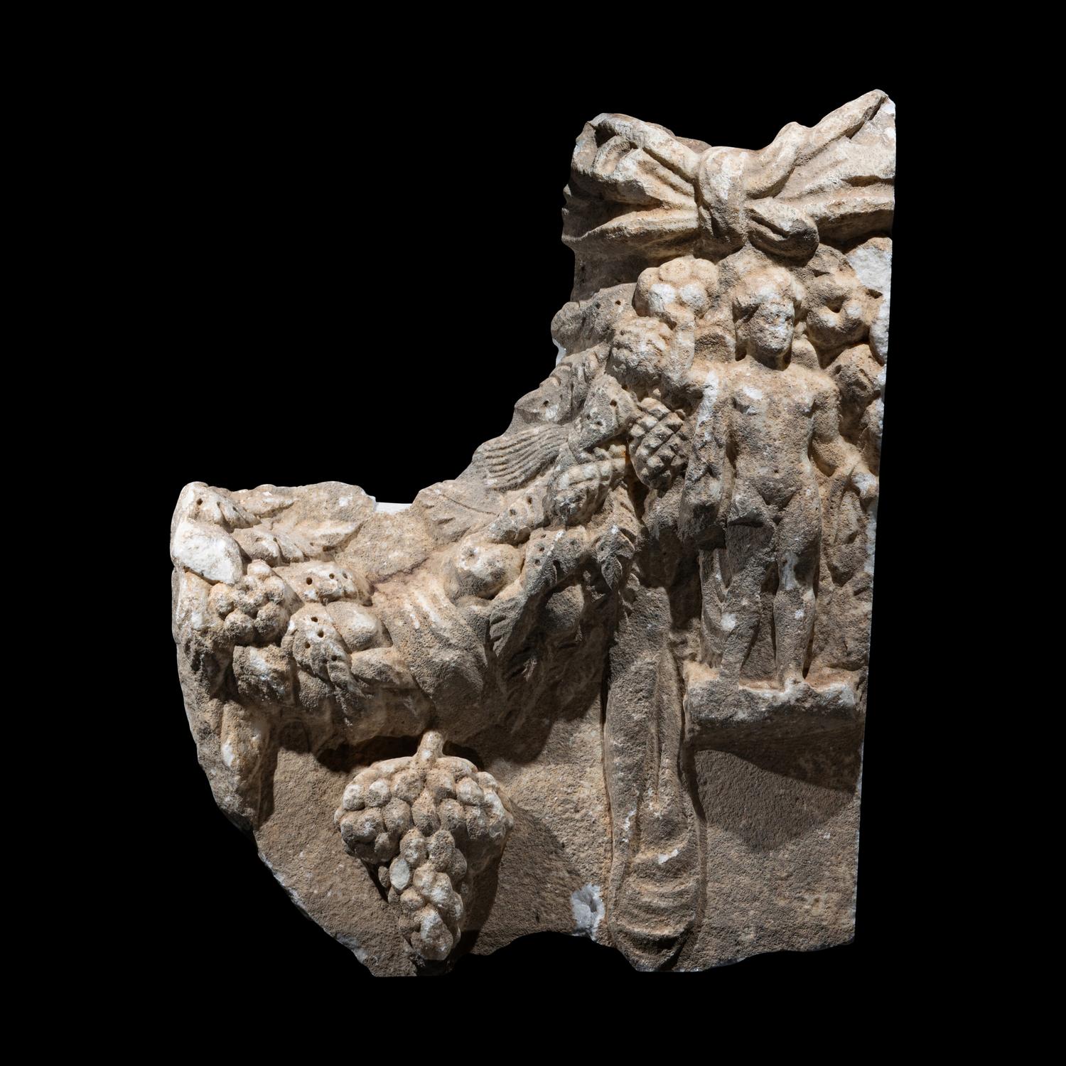 A Roman Marble Relief Fragment