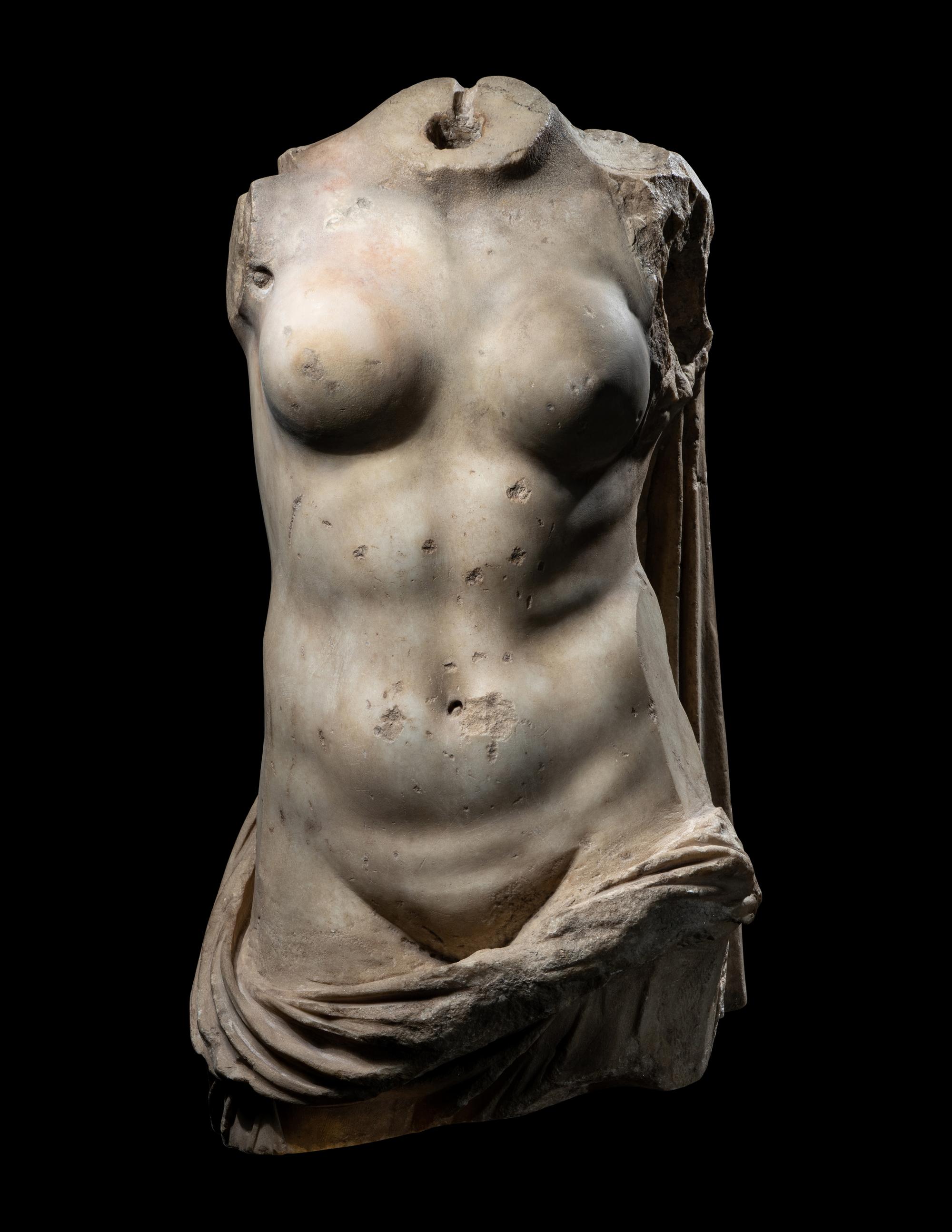 A Roman Marble Torso of the Goddess Venus (Pontia - Euploia Type)