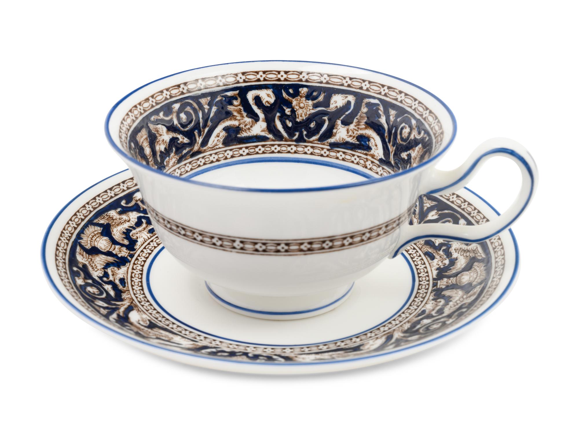 A Wedgwood Florentine Porcelain Partial Dinner Service