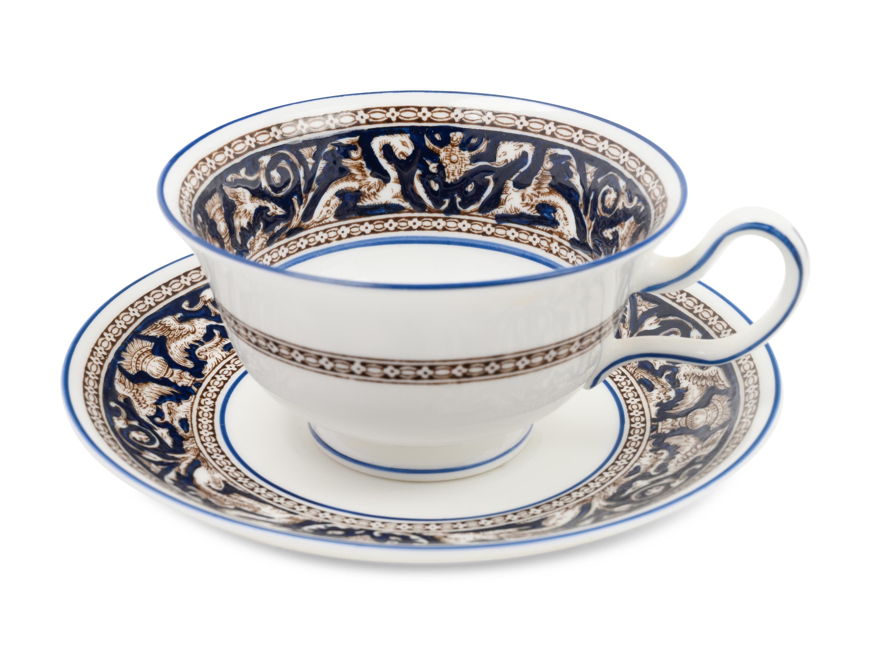 A Wedgwood Florentine Porcelain Partial Dinner Service