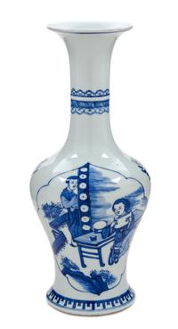A Blue and White Porcelain Vase