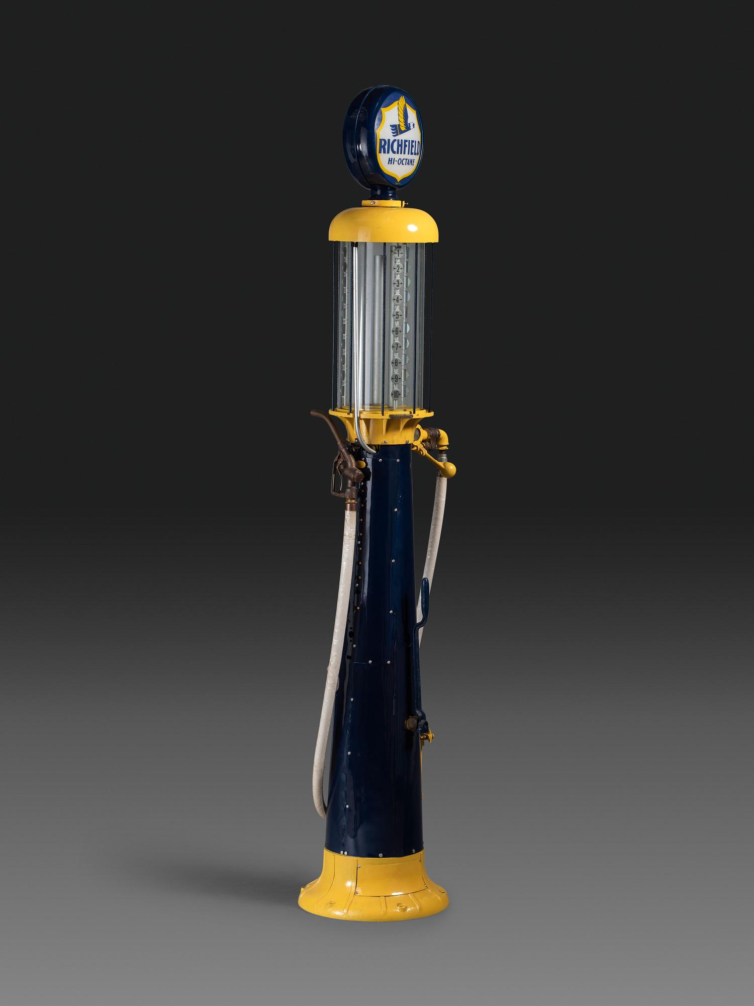 A Richfield Gravity Gasoline Pump