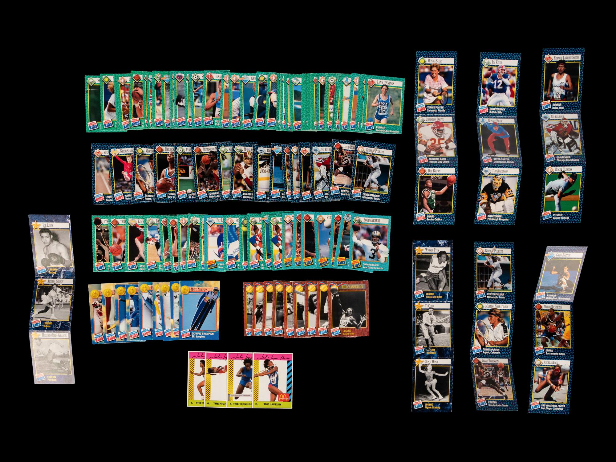 A Large Group of Over 275 Assorted 1990s Sports Illustrated For Kids Trading Cards,