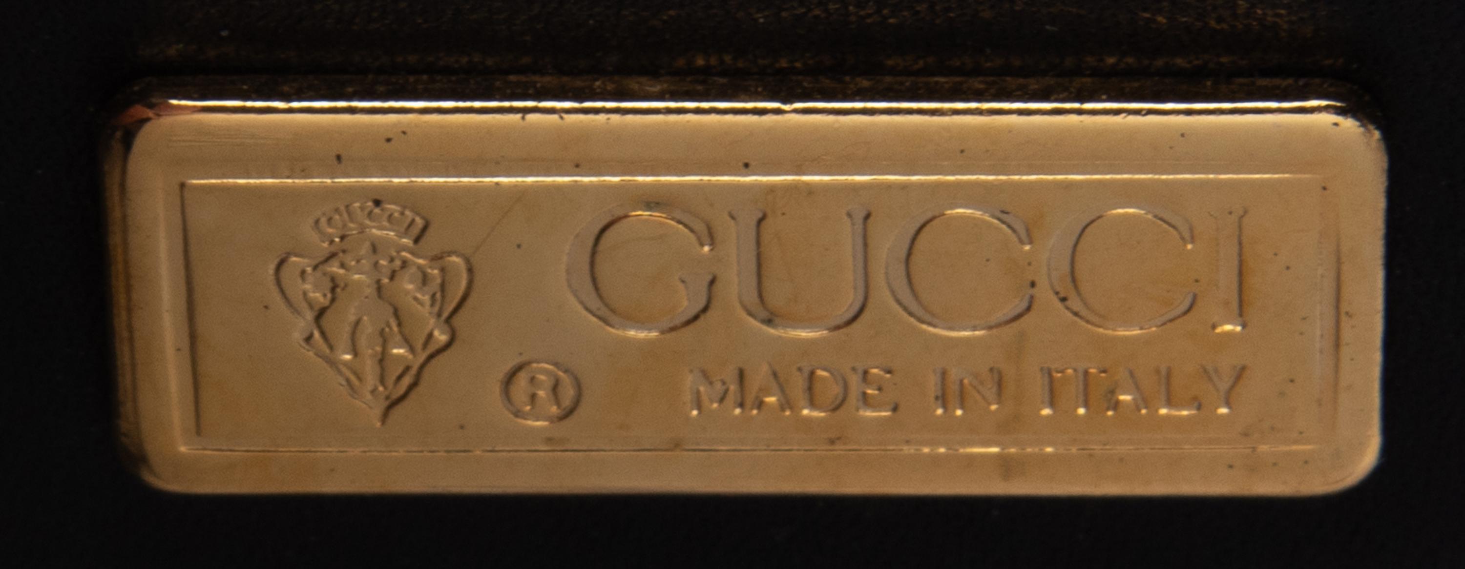 Gucci, Black Monogram Boston Handbag