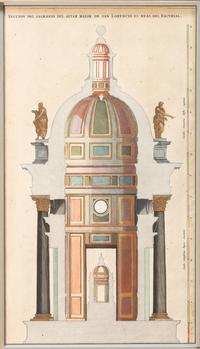 Six Hand-Colored Architectural Engravings