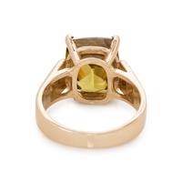 YELLOW GOLD AND SPHENE RING