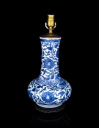 A Blue and White Porcelain Vase
