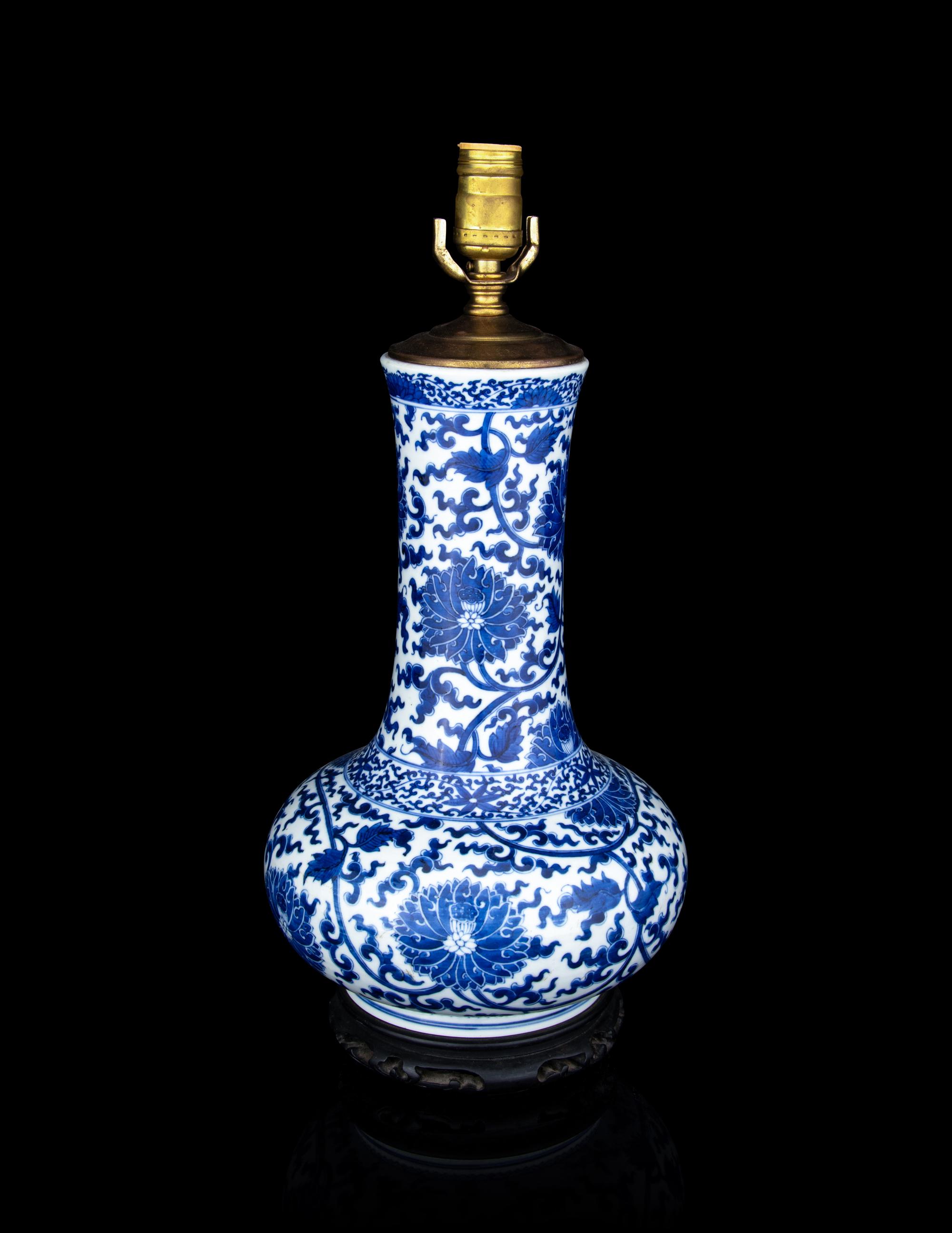 A Blue and White Porcelain Vase