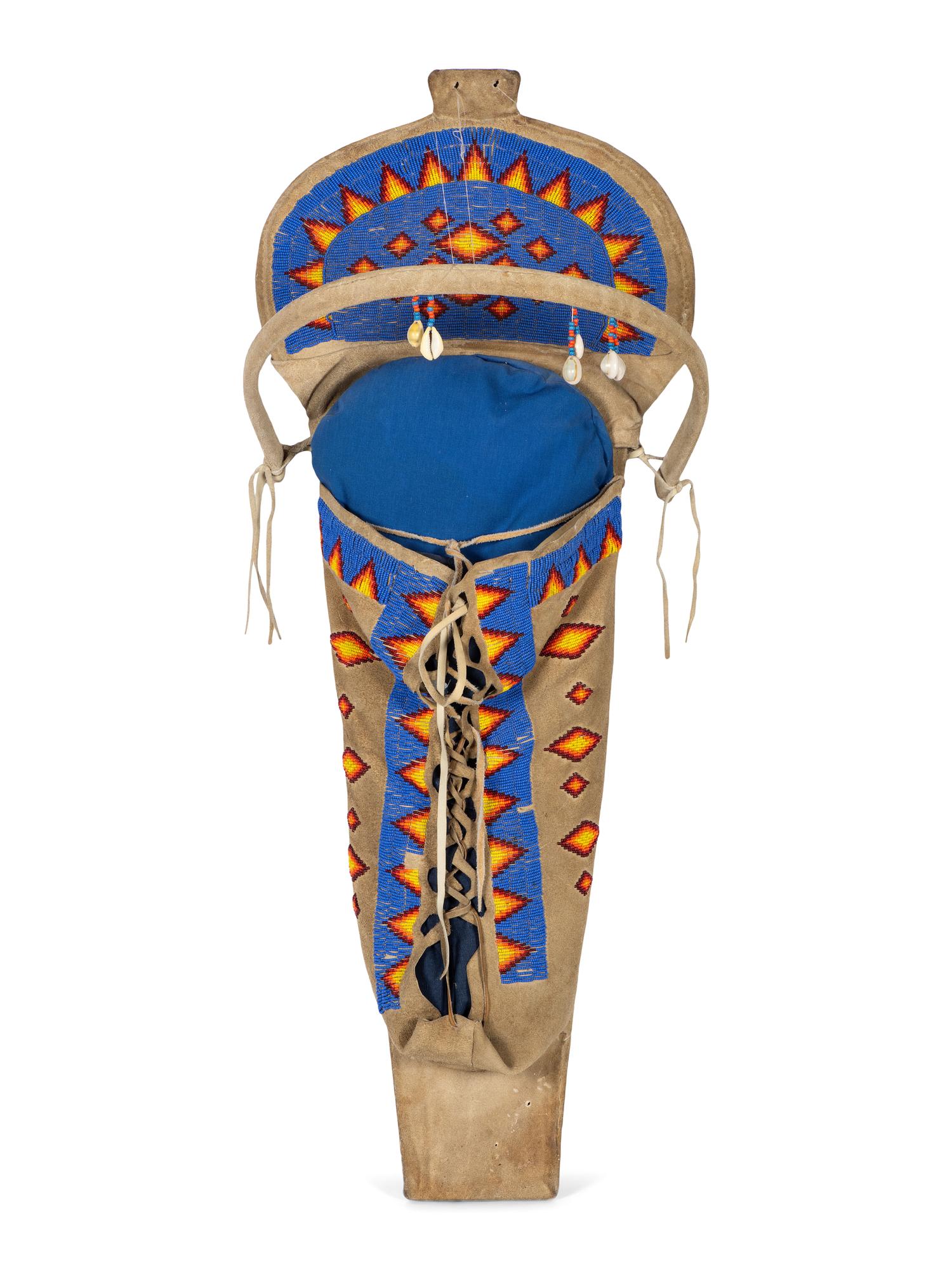 Plateau Beaded Hide Cradle