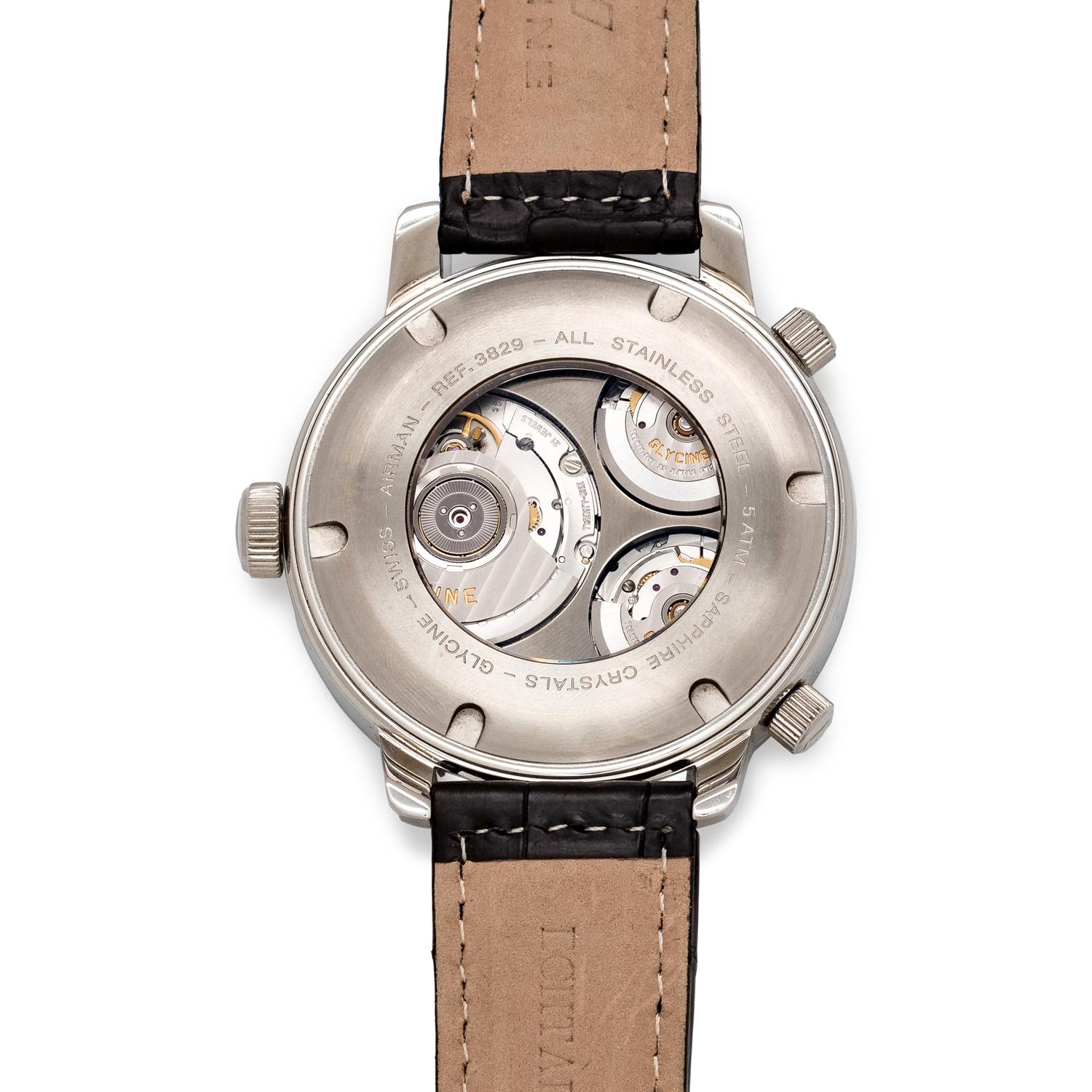 Glycine, Stainless Steel Ref. 3829 'Airman' Wristwatch