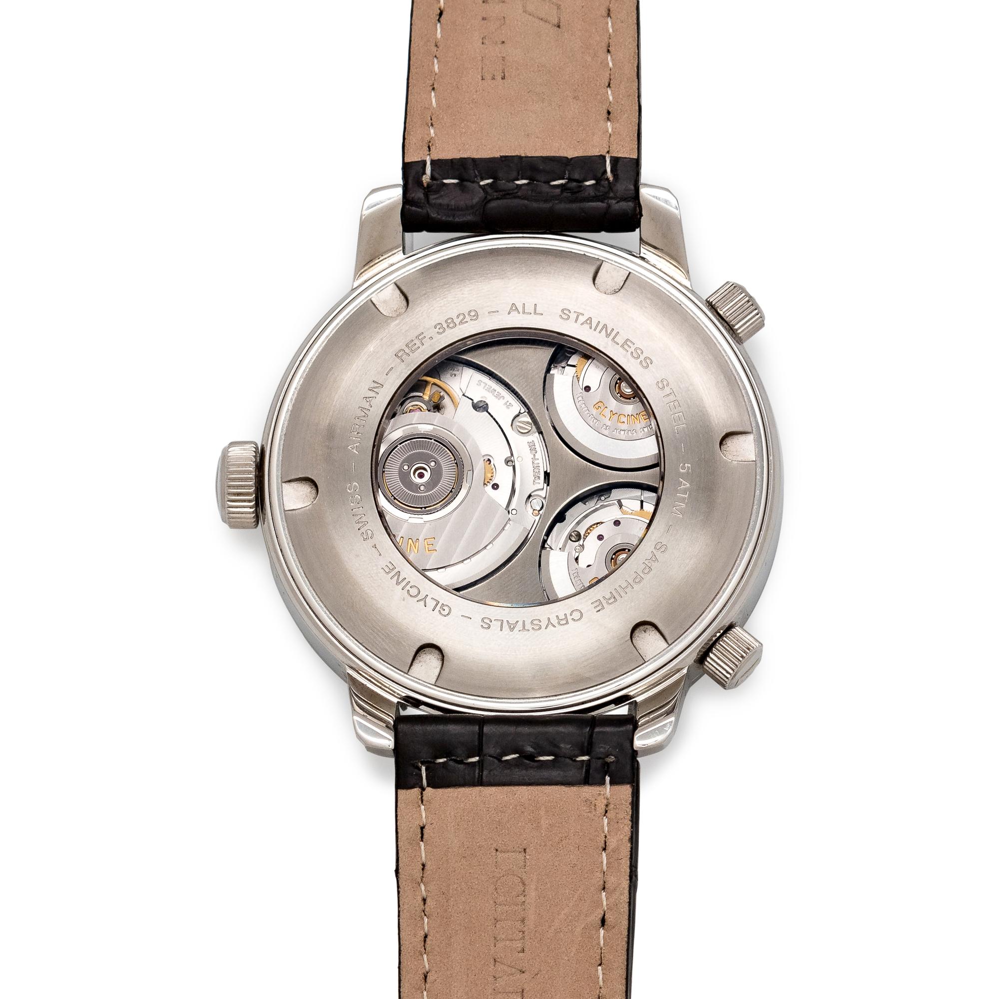 Glycine, Stainless Steel Ref. 3829 'Airman' Wristwatch