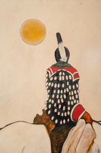 Crow Woman on Pony