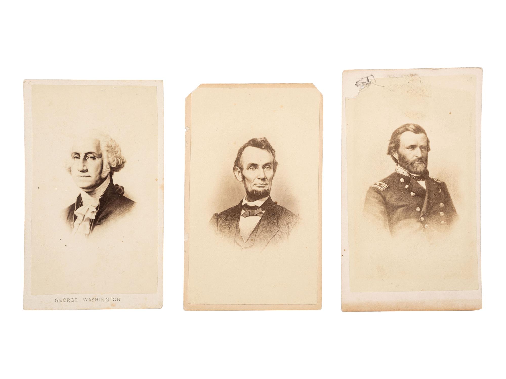 [POLITICS]. 21 CDVs of US presidents incl. from life portraits of HAYES, GARFIELD, and ARTHUR.